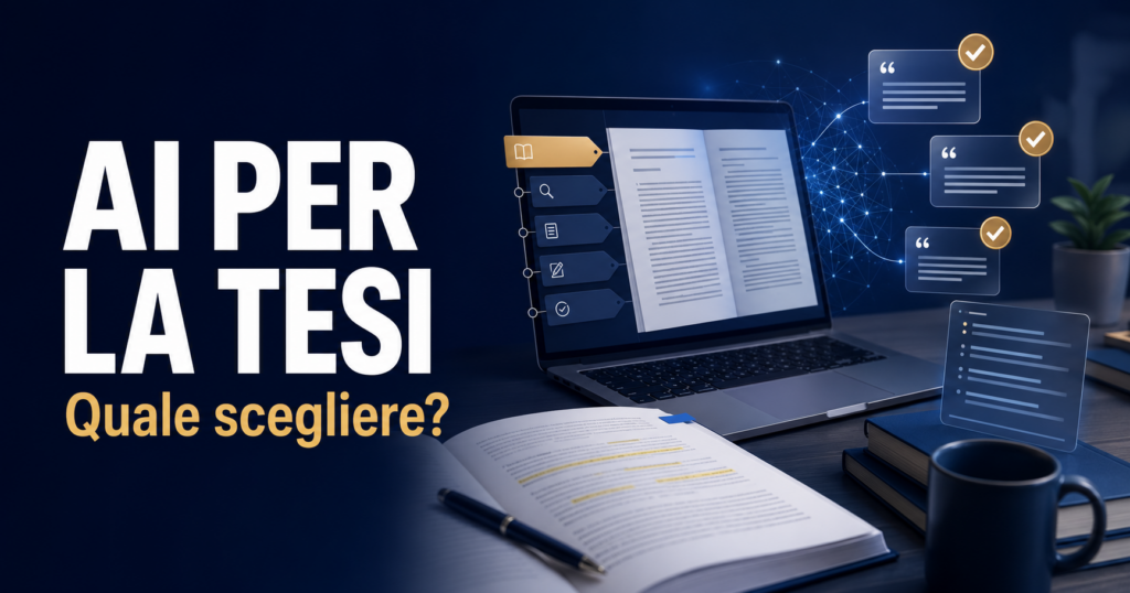 Qual è la migliore AI per scrivere la tesi di laurea