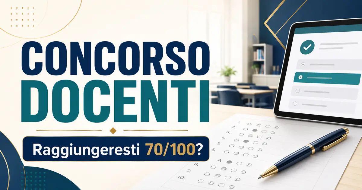 Quiz concorso docenti